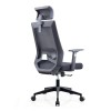 Black Mesh Executive Chair | Swivel Ergonomic Chair with Armrest Design For Office Supplier