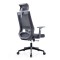 Black Mesh Executive Chair | Swivel Ergonomic Chair with Armrest Design For Office Supplier
