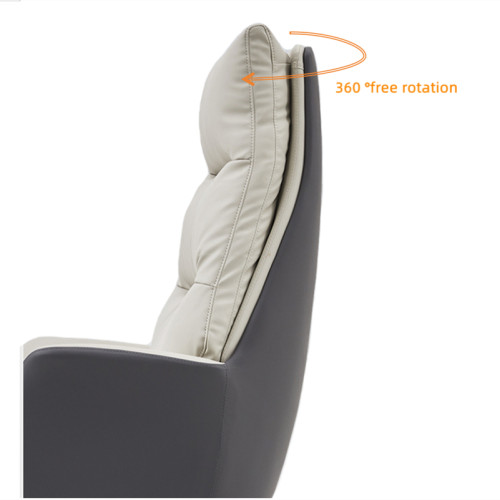 Wholesale Leather Ergonomic Chair | Executive Swivel Office Chair With Chrome Base Supplier