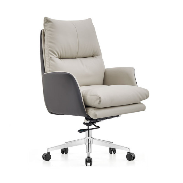 Leather Middle Back Armrest Swivel Office Chair | Manufacturer in China for Wholesale Distributors