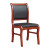 Solid Wood Office Chair | Leather Training Chair For Conference Spaces Supplier
