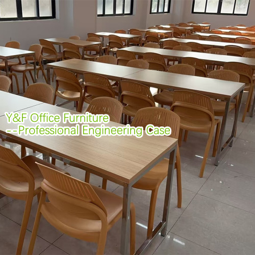 Modern Office Furniture Case: Dual Project for Dining hall and Sales Office