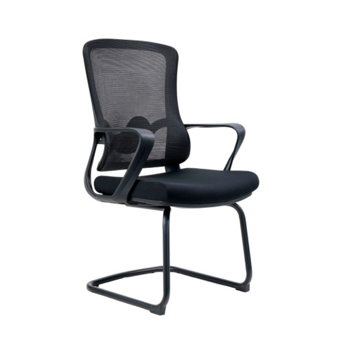 Wholesale Black Conference Office Chair With Fixed Armrest | OEM/ODM Solutions for Distributors