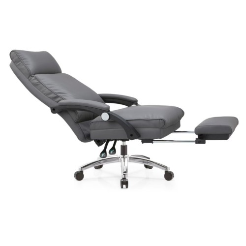 OEM & ODM Wholesale Adjustable PU Leather Executive Office Chairs Comfortable Ergonomic Design for Home Office