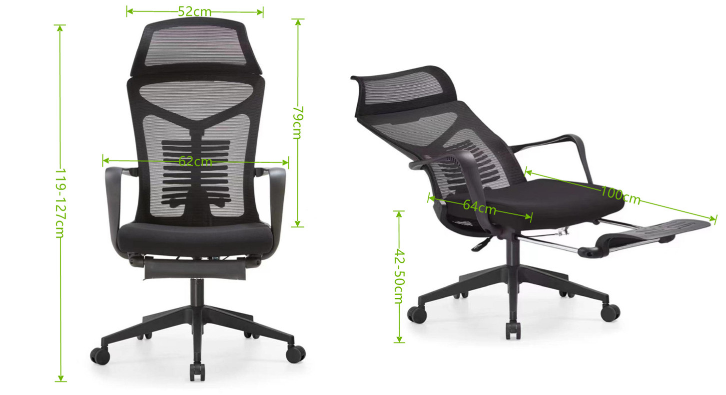 height adjustable office executive chair
