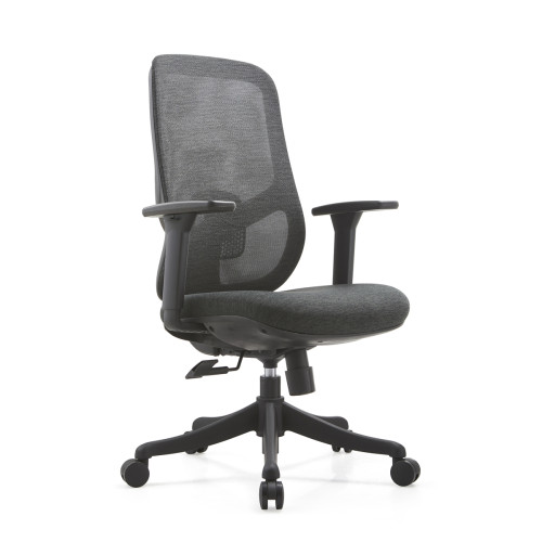 Customizable Modern Swivel Office Task Chair - Mesh Design with Adjustable Armrests for Commercial Spaces