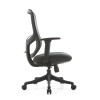 Customizable Modern Swivel Office Task Chair - Mesh Design with Adjustable Armrests for Commercial Spaces