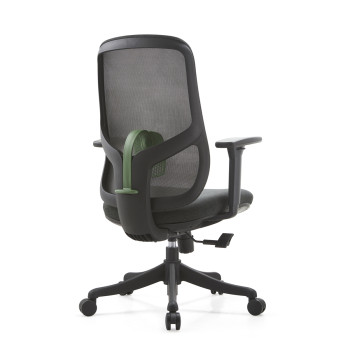 Customizable Modern Swivel Office Task Chair - Mesh Design with Adjustable Armrests for Commercial Spaces
