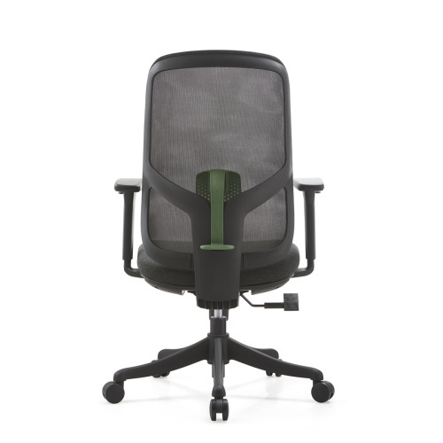Customizable Modern Swivel Office Task Chair - Mesh Design with Adjustable Armrests for Commercial Spaces
