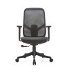 Customizable Modern Swivel Office Task Chair - Mesh Design with Adjustable Armrests for Commercial Spaces