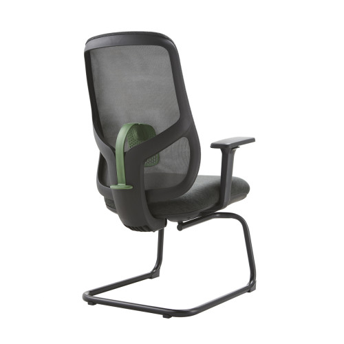 Comfortable Conference Chair - Mesh Fabric Office Reception & Meeting Chair with Steel Frame Ideal for Distributors & Wholesalers