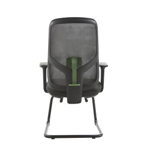 Comfortable Conference Chair - Mesh Fabric Office Reception & Meeting Chair with Steel Frame Ideal for Distributors & Wholesalers