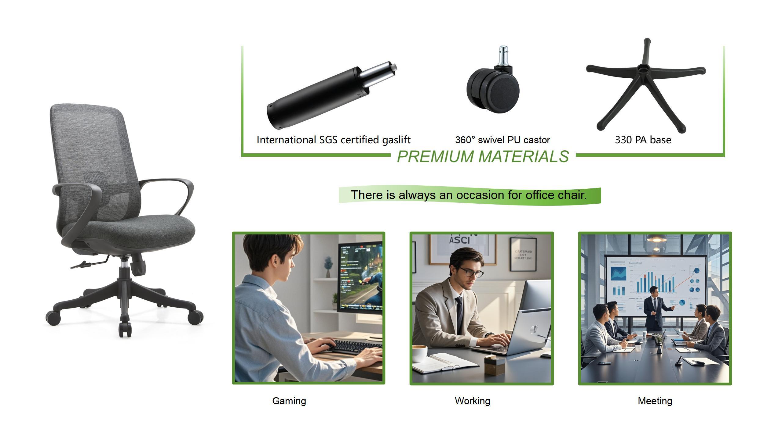 adjustable office task chair