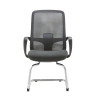 Modern Conference Office Chair | Chrome Tube And Mesh Feature Fabric Material Design | Mesh Chair For Meeting Room Use