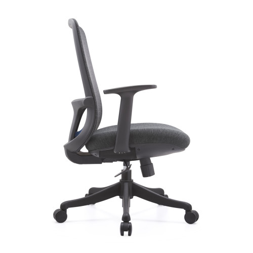 Task Office Chair  | Middle Back Lumbar Support Luxury Swivel Chair Minimalist Lift Swivel Design Mesh Fabric Wholesale