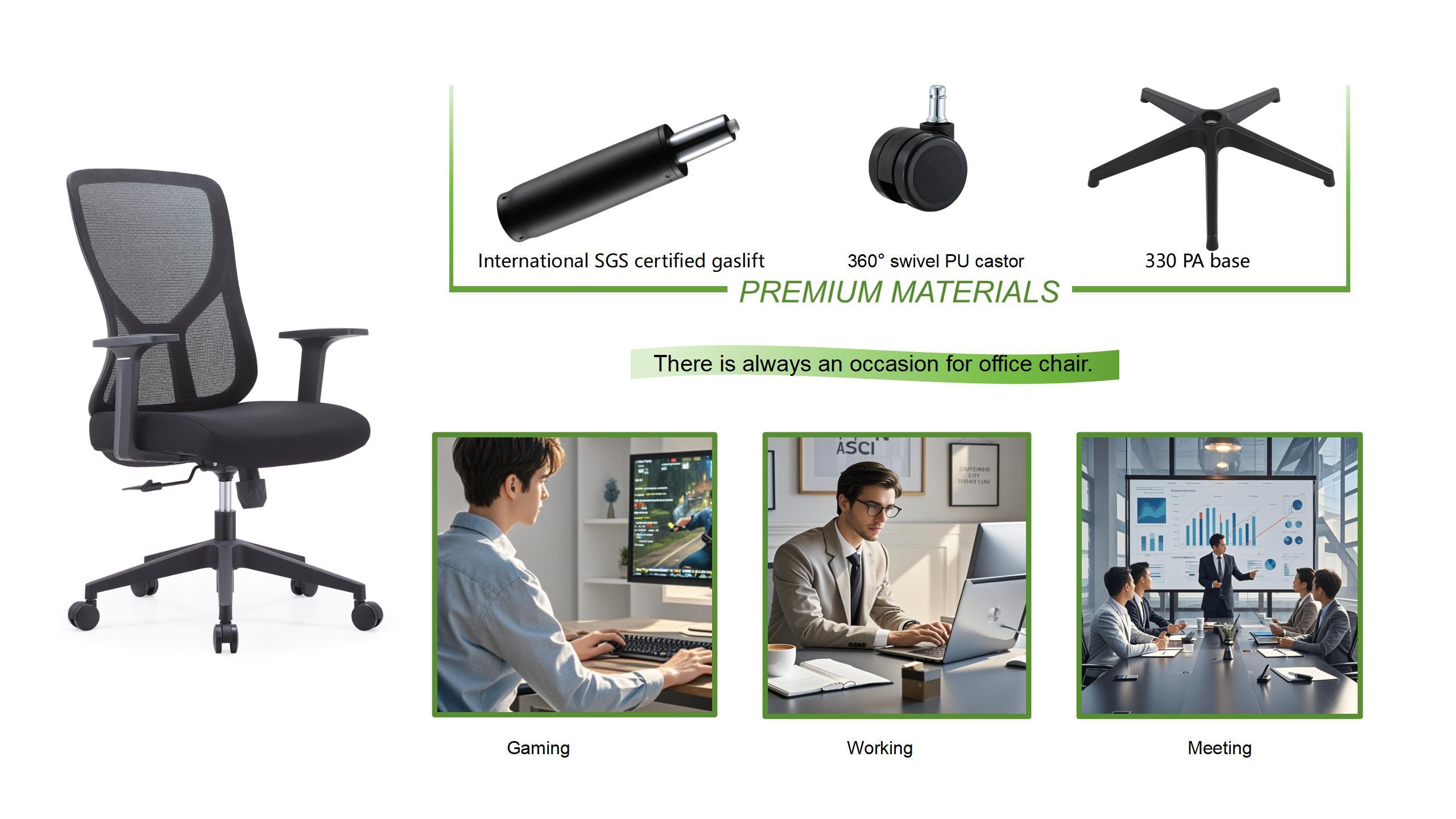 adjustable office task chair