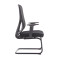 Modern Mesh Conference Chair | Armrest Meeting Chair for Waiting Room Without Castor Design Supplier