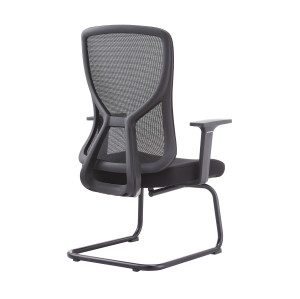 Modern Mesh Conference Chair | Armrest Meeting Chair for Waiting Room Without Wheels Design Wholesale