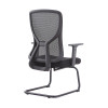 Modern Mesh Conference Chair | Armrest Meeting Chair for Waiting Room Without Wheels Design Wholesale