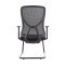 Modern Mesh Conference Chair | Armrest Meeting Chair for Waiting Room Without Castor Design Supplier