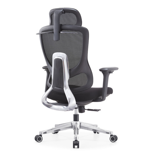 Wholesale Luxury High Back Office Chair Adjustable Ergonomic Mesh Executive Seat with Lumbar Support Modern Design Fabric