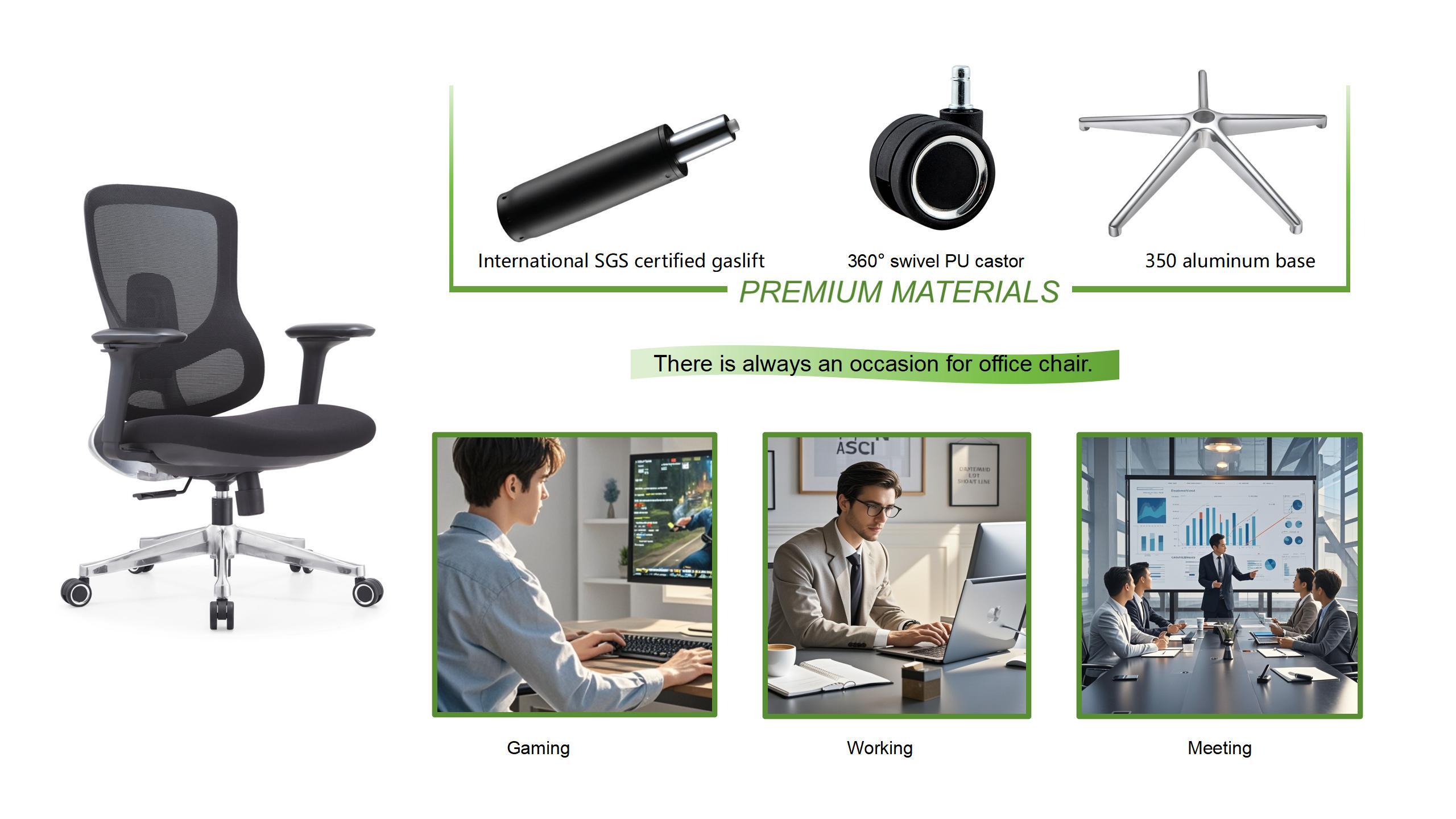 adjustable office task chair