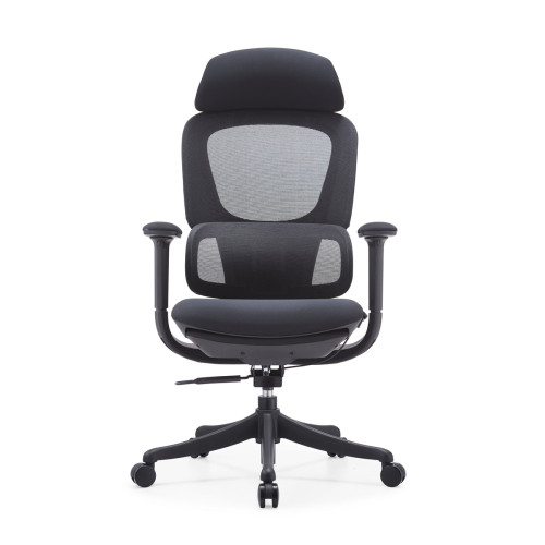 Wholesale Modern Luxury Ergonomic Office Chairs - Executive Inclining Chair Featuring Footrest Design for Home Offices | OEM and ODM Services
