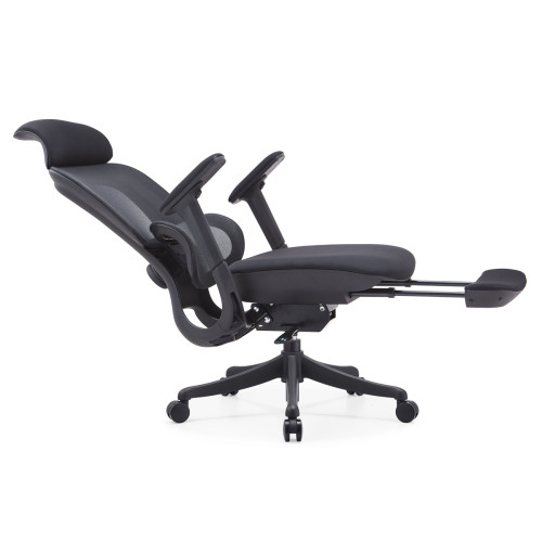 Wholesale Modern Luxury Ergonomic Office Chairs - Executive Inclining Chair Featuring Footrest Design for Home Offices | OEM and ODM Services
