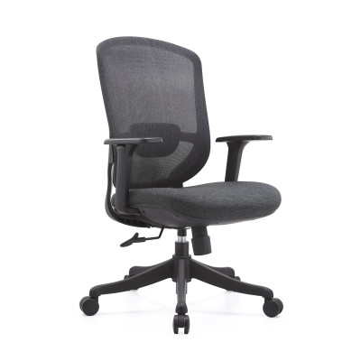 Wholesale Modern Simple Home Office Task Chair - Mesh Seat Swivel with Adjustable Armrests for Office Users | OEM & ODM Available