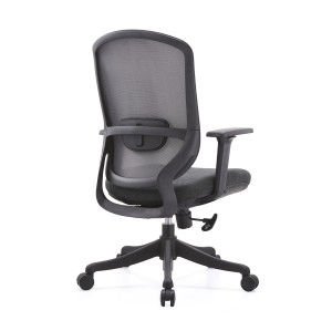 Wholesale Modern Home Office Task Chair - Mesh Seat Swivel with Adjustable Armrests for Office Users