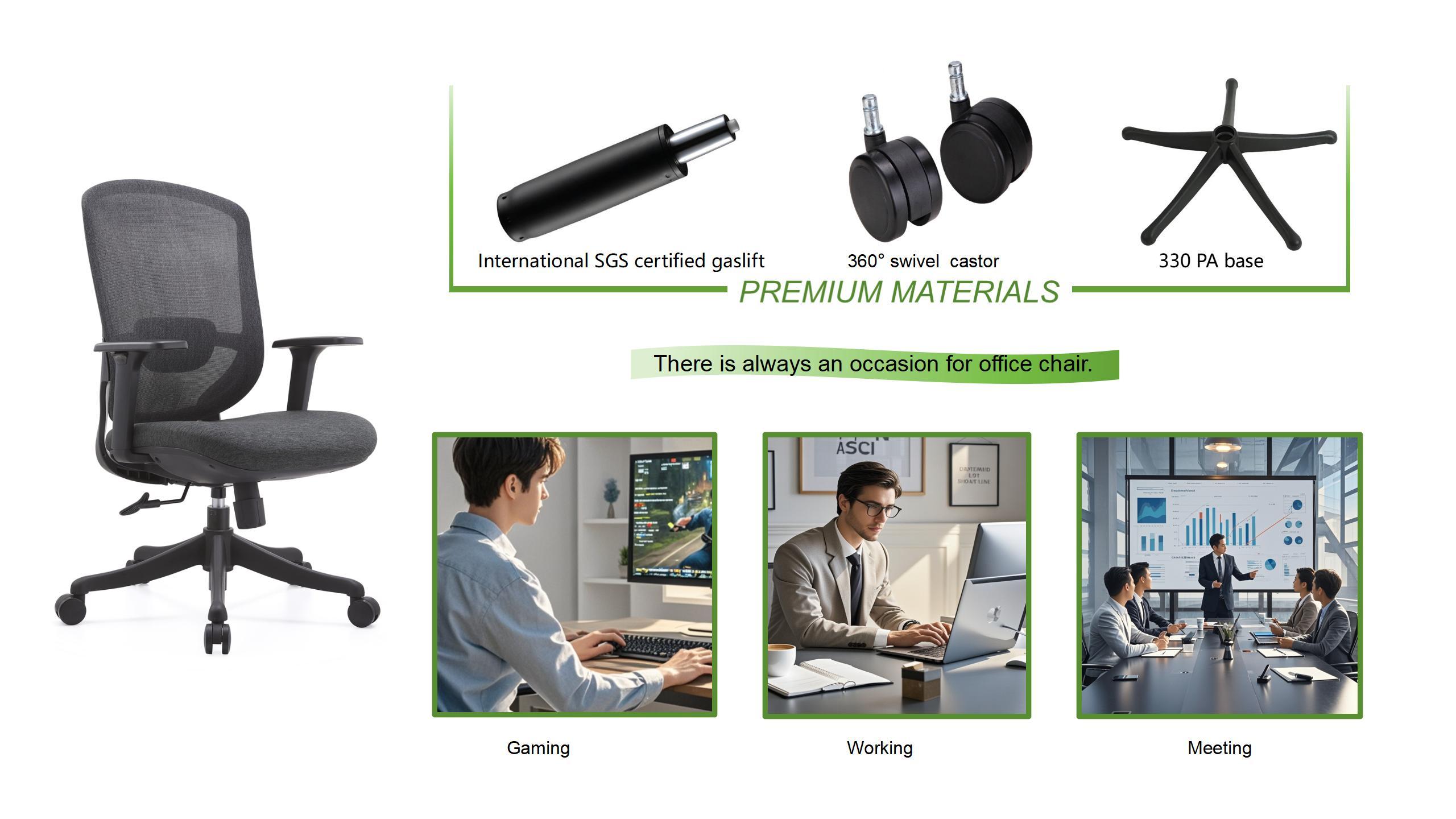 adjustable office task chair