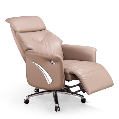 Wholesale Electric PU Leather Office Chair | Boss Executive Chair with Footrest Reclining Feature for Home Offices