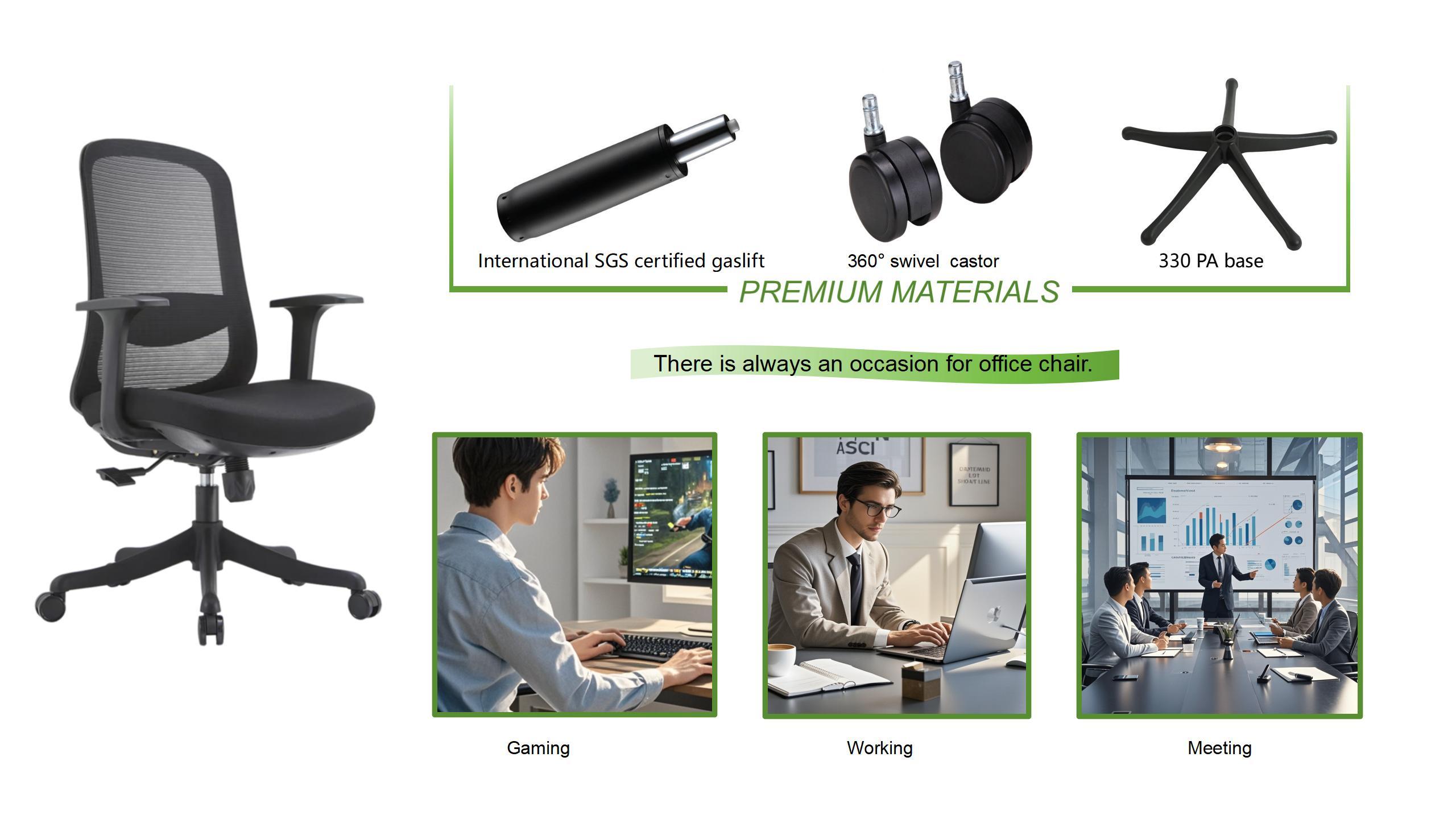 adjustable office task chair