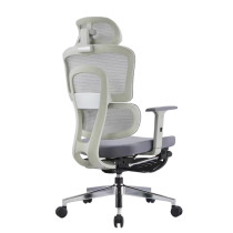 High Back Gray Ergonomic Mesh Office Chair with Footrest - Ideal Solution for Home Offices Wholesale