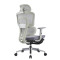 High Back Gray Ergonomic Mesh Office Chair with Footrest - Ideal Solution for Home Offices Wholesale