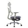 High Back Gray Ergonomic Mesh Office Chair with Footrest - Ideal Solution for Home Offices Wholesale