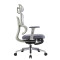 High Back Gray Ergonomic Mesh Office Chair with Footrest - Ideal Solution for Home Offices Wholesale