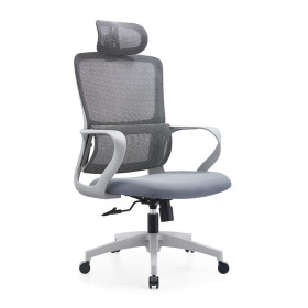 Height-Adjustable Ergonomic Executive Office Chairs - Mesh Fabric Swivel Design for Home-Office Use | OEM & ODM Manufacturing