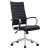 Black Swivel Executive Leather Chair | Ergonomic Seating with Chrome Armrest  for Office Projects & Bulk Orders
