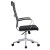 Black Swivel Executive Leather Chair | Ergonomic Seating with Chrome Armrest  for Office Projects & Bulk Orders