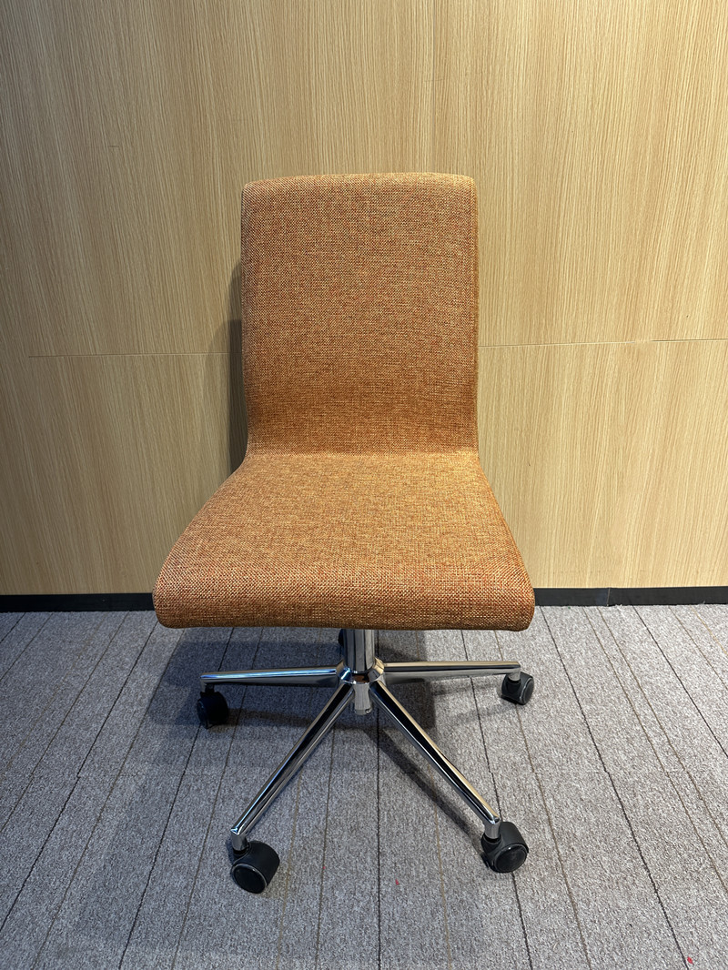 armless office task chair