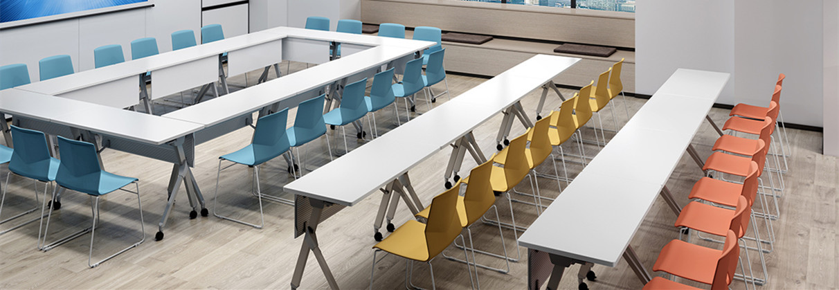Training Office Chairs in modern corporate training room