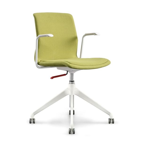 Adjustable Swivel Fabric Training Office Chair With Armrest For Conference & Classroom Bulk Order
