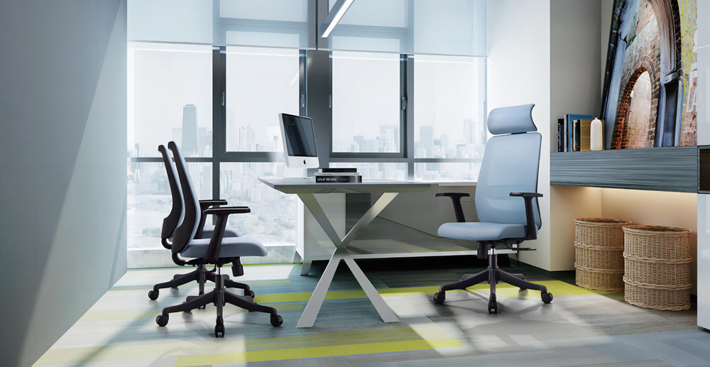 Mesh office chair product brochure cover