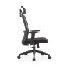 Ergonomics High Back Mesh Chair | Adjustable Headrest Executive Office Chair With Swivel Design