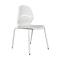 Stackable Plastic Training Chair | Ergonomic Conference & Visitor Chair For Commercial Project Bulk Order
