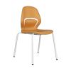 Stackable Plastic Training Chair | Ergonomic Conference & Visitor Chair For Commercial Project Bulk Order