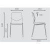 كرسي تدريب أسود قابل للتكديس بالكهرباء بالجملة للمكتب (YF-PX03B)