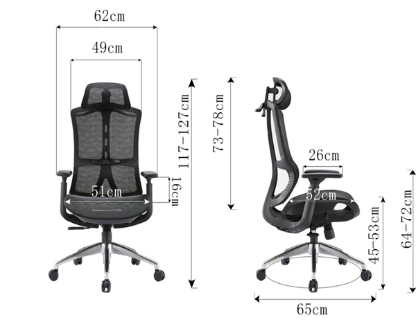 High back ergonomic executive chair | Lunch break chair wholesaler(YF-A2203C)