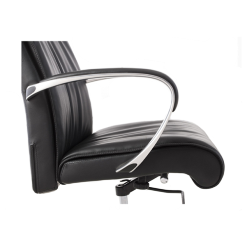 Chaise exécutive ergonomique haut dossier | PU chaise pivotante pour fournisseur de bureau